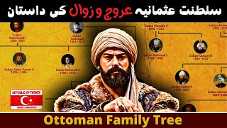 Ottoman Family Tree Osman Family Tree ottoman family chart ottoman empire history in Urdu [upl. by Ailuig678]