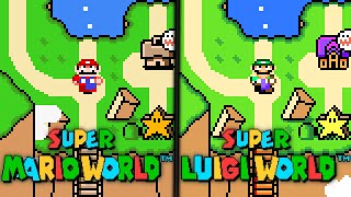 Super Luigi World SNES  Donut Plains 2 ᴴᴰ [upl. by Ames34]