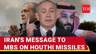 Irans Big Message To Saudi On Houthi Hypersonic Missiles After Attack On Tel Aviv  Watch [upl. by Naomi]