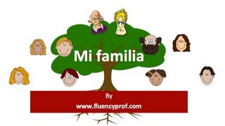 La familia Basic Spanish Lesson [upl. by Hamo191]