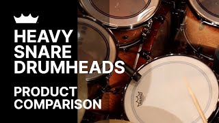 Heavy Snare Drumheads Comparison  Remo [upl. by Rasec]