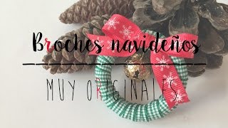 BROCHES DE NAVIDAD [upl. by Assetniuq487]