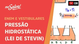 Me Salva HID07  Hidrostática  Pressão Hidrostática Lei de Stevin [upl. by Iteerp]