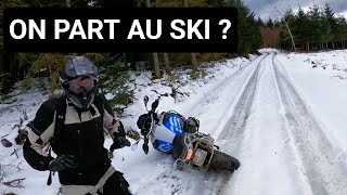 Offroad neigeux sur le TET 1200GSA amp 1100AfricaTwin [upl. by Aztilem719]