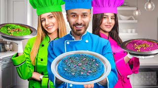 تحدي الطبخ بلون واحد مع شيرين و سيدرا بيوتي 👩‍🍳 [upl. by Moina411]