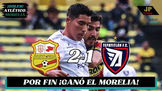 Atlético Morelia vs Tepatitlan GOLES MORELIA Liga de Expansión MX A2024 [upl. by Merv36]