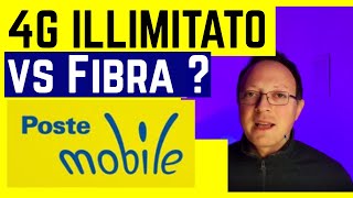 📶 INTERNET 4G ILLIMITATO FLAT É UNALTERNATIVA ALLA FIBRA  RECENSIONE POSTE MOBILE CASA WEB [upl. by Ezaria]