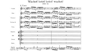 JS Bach  Cantata Wachet betet betet wachet BWV 70 [upl. by Ribaj]