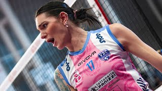 SUPER MALWINA SMARZEK MVP amp Top Scorer in Pinerolo  Casalmaggiore  Lega Volley Femminile 202324 [upl. by Coats]