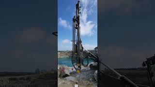 Powerfull COP3060 drilling in dolomite medium hard rock [upl. by Dauf]