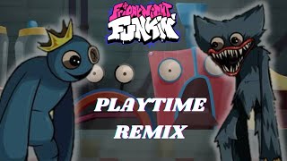 FNFPlaytime Remix MASHUP But Everyone Sings [upl. by Aynom]