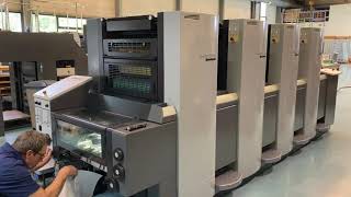 Heidelberg SM 524 year 2014  Print Test in our factory [upl. by Onavlis118]