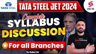 TATA Steel Jet Syllabus 2024  TATA Steel JET Recruitment 2024 Complete Syllabus [upl. by Ykvir782]