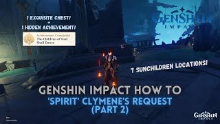 Genshin Impact How To Phaethons Syrtos Part 2 7 Sunchildren Locations [upl. by Ahsikyt]