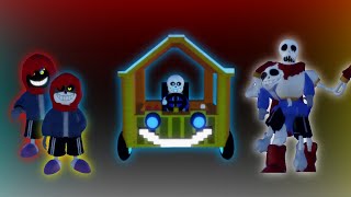 RevertDust ReworkHyperRevertDustSixbonesUnderracer Sans Showcase  Sans Funny Boss Rush [upl. by Amluz]