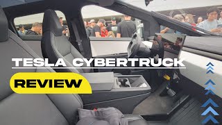 Tesla Cybertruck Interior Indepth look At The Production Model [upl. by Odanref]