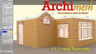 Archimesh new version 1 1 [upl. by Eaver]