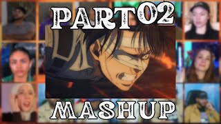 Attack on Titan Final Season Part 02 Reaction Mashup [upl. by Arriaes603]