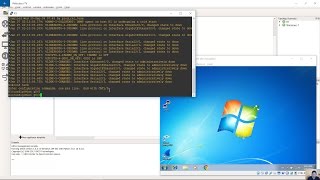 Install and Configure Windows 7 for GNS3 1GB RAM 20GB HD [upl. by Assiruam]