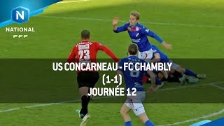 J12  US Concarneau  FC Chambly 11 le résumé [upl. by Eicyak]