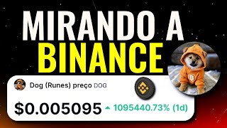 DOG TO THE MOON  MEMECOIN MIRANDO A BINANCE E MILHÕES DE USUÁRIOS AUSTRALIANOS [upl. by Kentigerma]