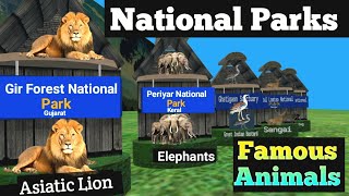 Indian National Parks ampTheir Famous Animals  National Parks [upl. by Obadiah]