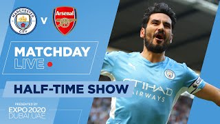 MANCHESTER CITY 30 ARSENAL  HALF TIME UPDATE  MATCHDAY LIVE [upl. by Lowney]