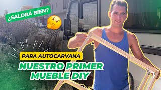 Parte 5 🚐🎨 ¡Comenzamos a pintar el BAÑO de AUTOCARAVA y hacemos nuestro PRIMER MUEBLE DIY 😱 [upl. by Thebazile]