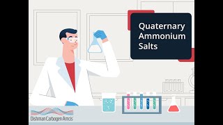 Quarternary Ammonium salts explained  Dishman Carbogen Amcis Ltd [upl. by Roman32]