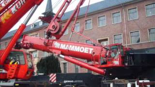 Het opbouwen van de mammoet demag ac700 [upl. by Yettie]