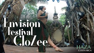 ENVISION FESTIVAL Clozee DreamBig Haza Performance  luna stage Tribal Fusion Dance [upl. by Aniv]