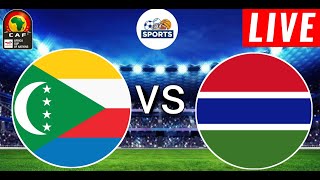 Comoros vs Gambia Live Score  Africa Cup Of Nations Qualifiers 2024  Full Match Streaming [upl. by Ahsiema634]