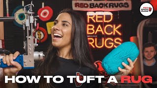 How to Tuft a Rug  A Step by Step Guide [upl. by Ileyan]