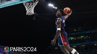 Prepare for liftoff The best dunks from the Paris Olympics mens basketball tournament  NBC Sports [upl. by Magna]