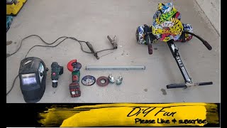 Transform Hoverboard kart to powerful drift kart DIY [upl. by Gelasias61]