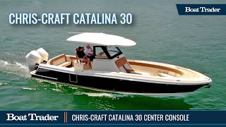 2021 ChrisCraft Catalina 30 Sea Trial Boat Review [upl. by Ponton670]