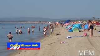 1 Minute Empuriabrava Fruehmorgens am Strand [upl. by Daukas681]