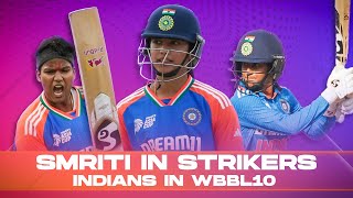 Smriti Mandhana amp five other Indians secure spots in the WBBL10Draft  theoutsideview [upl. by Leahcam52]