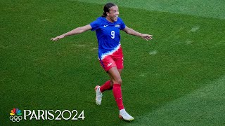 Mallory Swanson USWNT thrived on playing with joy in gold medal run  Paris Olympics  NBC Sports [upl. by Enerehs552]