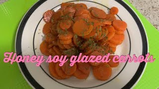 Honey soy glazed carrotsEasy recipe007 [upl. by Normak]