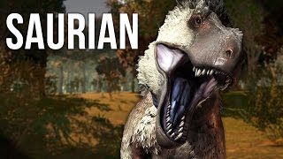 Saurian  O Que é SAURIAN  Jogo De Sobrevivência De Dinossauros  1 quotNoticias Do Saurianquot [upl. by Meri]