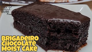 Brigadeiro Cake Recipe  Brigadeiro Chocolate Moist Cake  Condensed Milk Cake  Recipe Pinas [upl. by Rases]