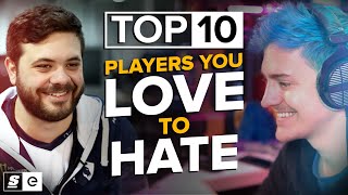 The Top 10 Players and Teams You Love to Hate [upl. by Ahsilek]