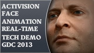 Face Animation Tech Demo GDC 2013  Activision Realtime Character Demo [upl. by Hayn]