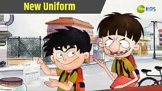 New Uniform  Badrinath and Budhdeb  Comedy Cartoon  Hindi Cartoon  TV Show  Zee Kids [upl. by Sierra]