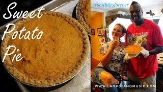 Mamas Sweet Potato Pie with Tall J  Sweet Potato Pie Recipe [upl. by Evin849]