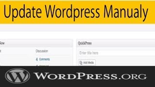 How to Update Wordpress Manually cPanel  FTP [upl. by Samuel]