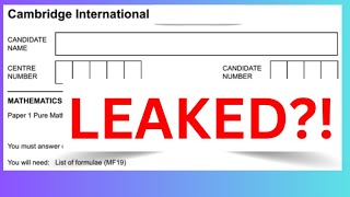 We Need To Talk About Exam Leaks [upl. by Esertap]