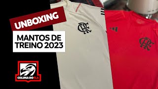 UNBOXING NOVAS CAMISAS DE TREINO DO FLAMENGO 2023  TODOS OS DETALHES [upl. by Leval252]