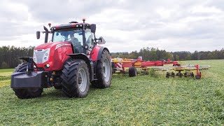 Nahrabování Žita 2024  Nový McCormick X7624 VTDrive  Senáže 2024 [upl. by Elbag]